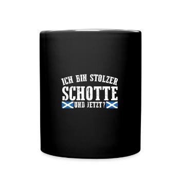 Scots Scottish Scotland - Full Colour Mug - black - Front