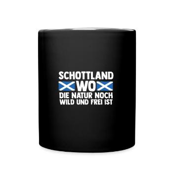 Scots Scottish Scotland - Full Colour Mug - black - Front
