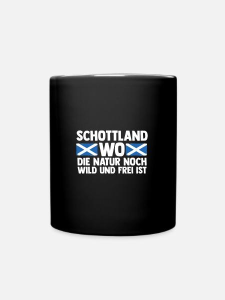 Schotten Schottisch Schottland - Tasse einfarbig - Schwarz