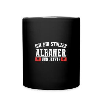 Albaner Albanisch Albanien - Tasse einfarbig - Schwarz - Vorne