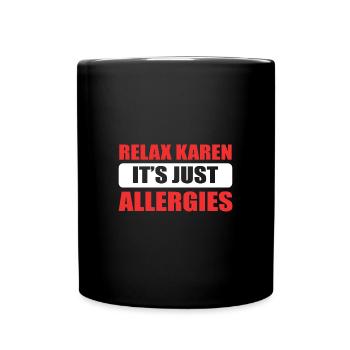 Karen - Tasse einfarbig - Schwarz - Vorne