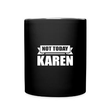 Karen - Tasse einfarbig - Schwarz - Vorne
