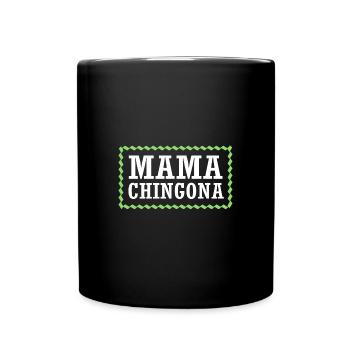 Latina Mutter - Tasse einfarbig - Schwarz - Vorne