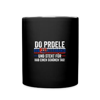 Slowaken Slowakei - Tasse einfarbig - Schwarz - Vorne