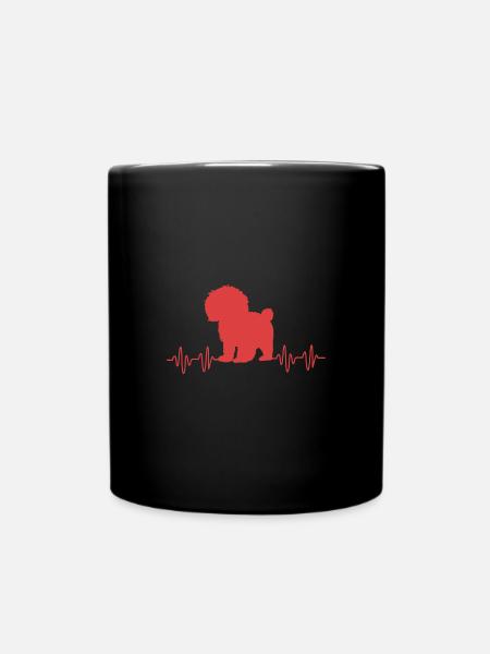 Goldendoodle - Tasse einfarbig - Schwarz