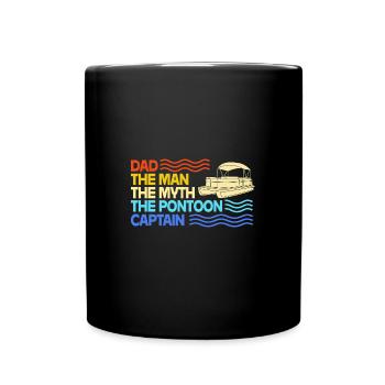 Pontoon Boat Boat Boats - Full Colour Mug - black - Front