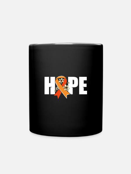Leukämie Bewusstsein - Tasse einfarbig - Schwarz