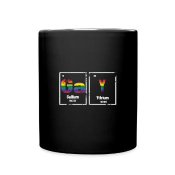 Periodic table - Full Colour Mug - black - Front