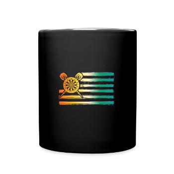 Joueur de fléchettes Fléchettes - Mug uni - noir - Devant