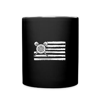 Joueur de fléchettes Fléchettes - Mug uni - noir - Devant