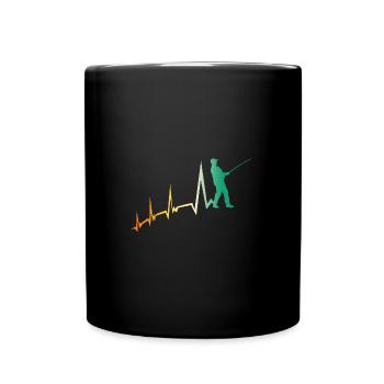 Angler Evolution Fishing - Full Colour Mug - black - Front