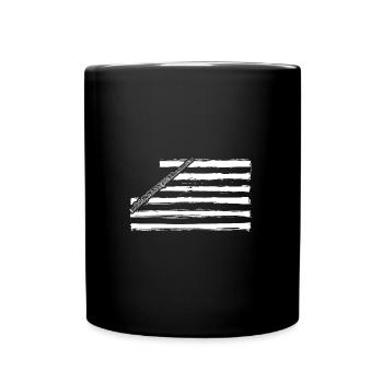 Flute player - Full Colour Mug - black - Front