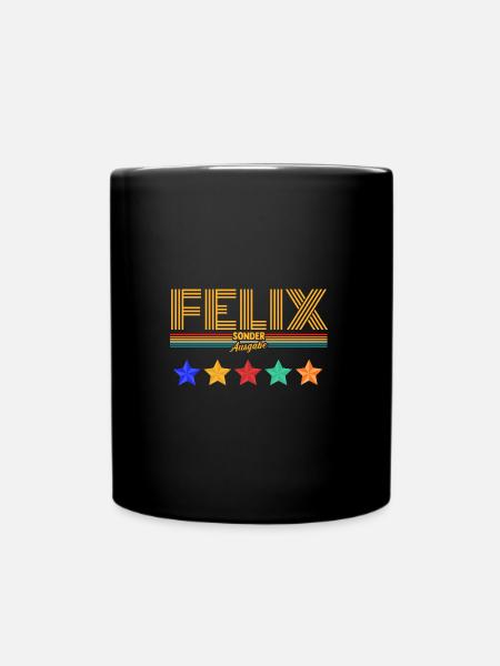 Felix - Tasse einfarbig - Schwarz