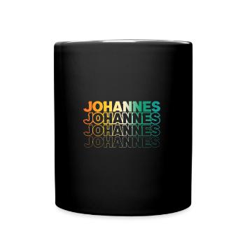 Johannes - Mug uni - noir - Devant