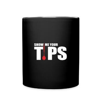 Drôle de fléchettes idée cadeau pour les joueurs de fléchettes fléchettes - Mug uni - noir - Devant