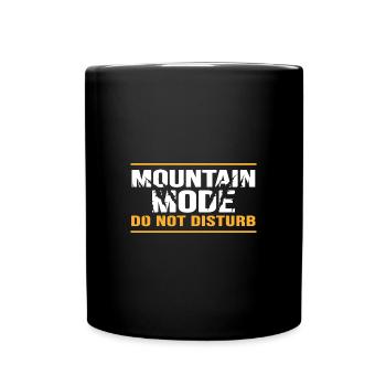 Alpinisme cordée d’escalade « Mountain-mode » - Mug uni - noir - Devant