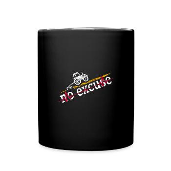 Tracteur Agriculteur Conducteur de tracteur Agriculteur Champ - Mug uni - noir - Devant