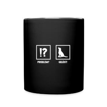 Chien Propriétaire De Chien Propriétaire De Chien Motif Chiens - Mug uni - noir - Devant