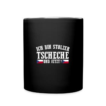 Tschechen Tschechisch Tschechien - Tasse einfarbig - Schwarz - Vorne