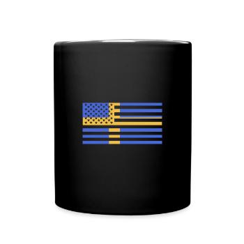Sweden Swedish - Full Colour Mug - black - Front