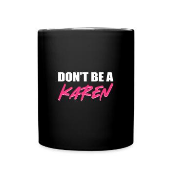 Karen - Tasse einfarbig - Schwarz - Vorne
