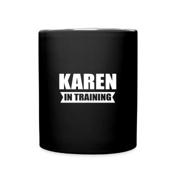 Karen - Tasse einfarbig - Schwarz - Vorne