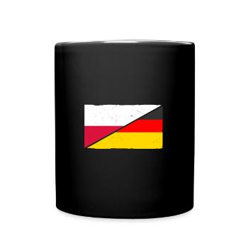 Pole Germany Poland - Full Colour Mug - black - Front