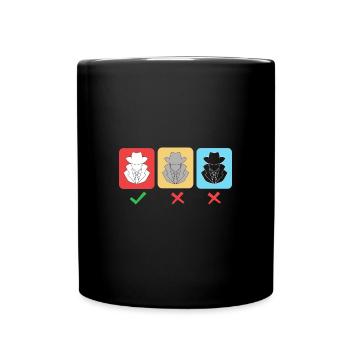 Cyber programmeur cybersécurité Hacker - Mug uni - noir - Devant