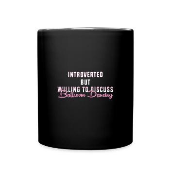 Walzer Paartanz - Tasse einfarbig - Schwarz - Vorne