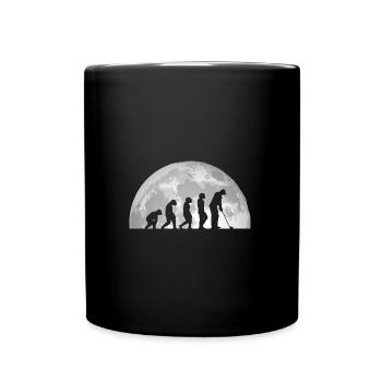Golfspieler Evolution Golf - Tasse einfarbig - Schwarz - Vorne