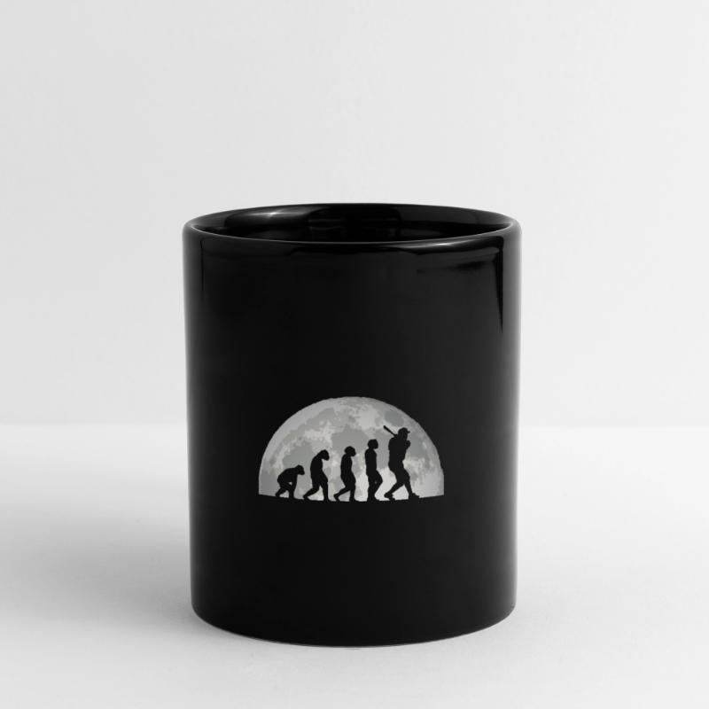 Baseball Player Evolution Baseball Full Colour Mug