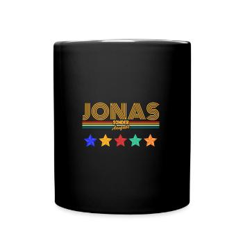 Jonas - Tasse einfarbig - Schwarz - Vorne