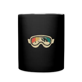 Snowboarding Geschenkidee für Snowboarder Snowboar - Tasse einfarbig - Schwarz - Vorne