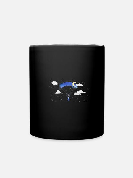 Parachute,Parachute,Graffiti,Parapente, - Mug uni - noir