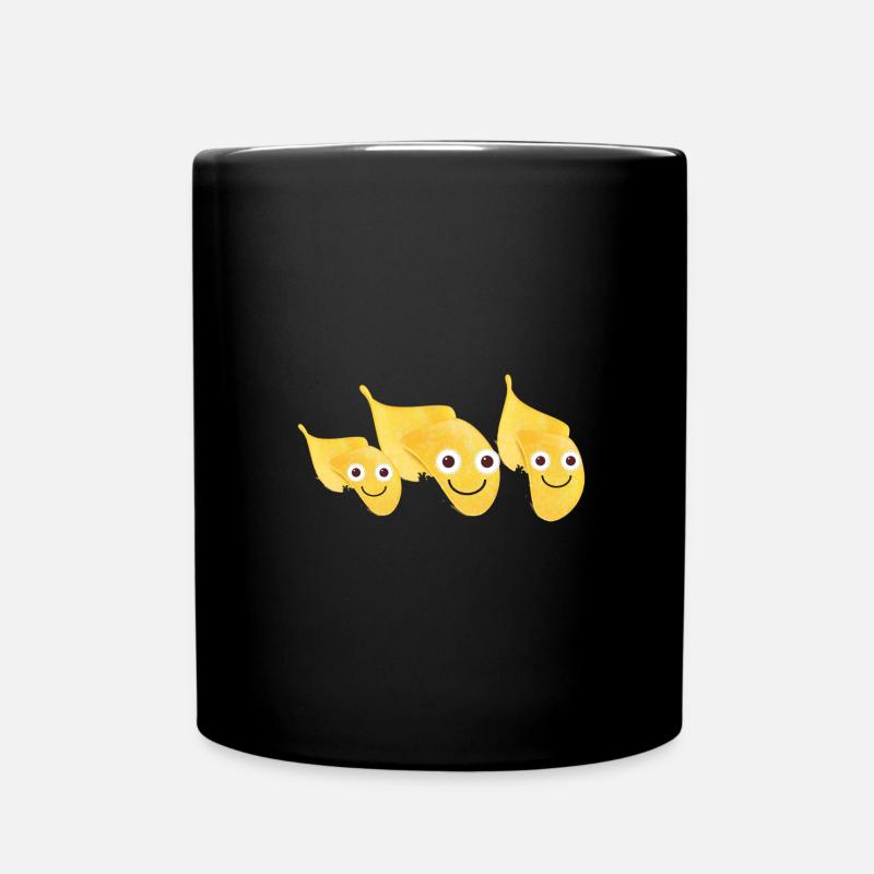 chipsfamilie,chips,knappern,familie - Tasse einfarbig - Schwarz