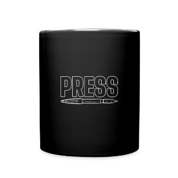 Author - Full Colour Mug - black - Front