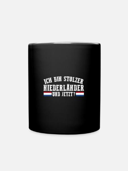Niederländer Niederlande Holland - Tasse einfarbig - Schwarz