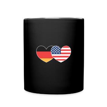 American German - Full Colour Mug - black - Front