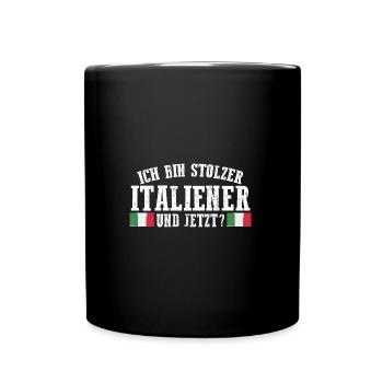Italians Italy - Full Colour Mug - black - Front