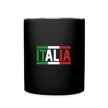 Italia Italian Italian Italy - Full Colour Mug - black - Front