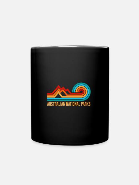 Australian Nationalparks - Tasse einfarbig - Schwarz