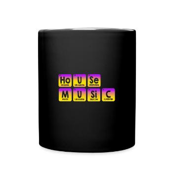 Rave Raver Musique techno Techno basse Table de mixage - Mug uni - noir - Devant