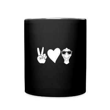 Gans - Tasse einfarbig - Schwarz - Vorne