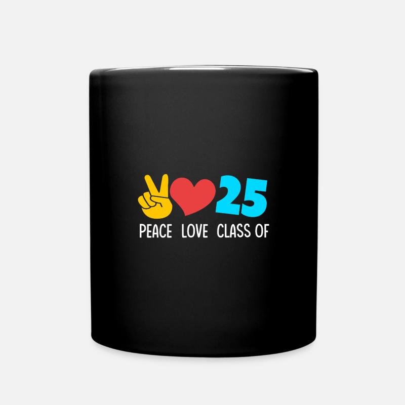 Klasse von 2025 Abi Abiturient Abitur 2025 - Tasse einfarbig - Schwarz