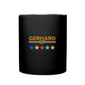 Gerhard - Mug uni - noir - Devant