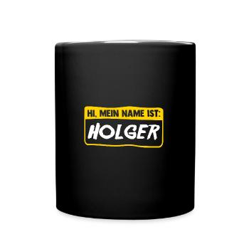 Holger - Mug uni - noir - Devant