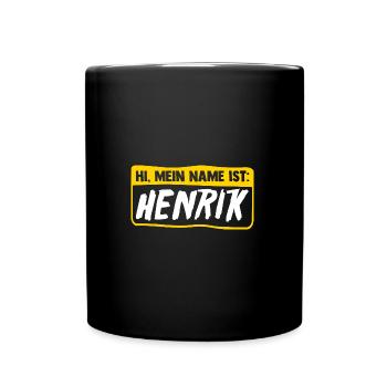 Henrik - Mug uni - noir - Devant