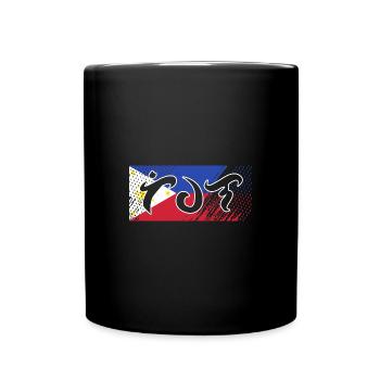 Philippinisch Philippinen - Tasse einfarbig - Schwarz - Vorne