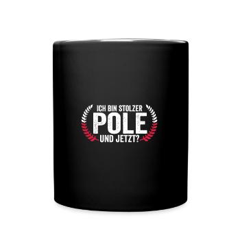 Polonais Pologne - Mug uni - noir - Devant