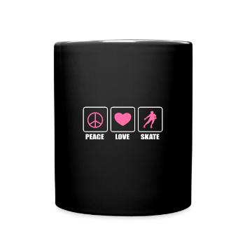 Patins à roulettes Patins à roues alignées - Mug uni - noir - Devant